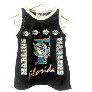 Vintage Florida Marlins baby shirt Sz24m mint condition lightweight summer wear